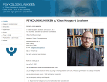 Tablet Screenshot of claushaugaard.dk